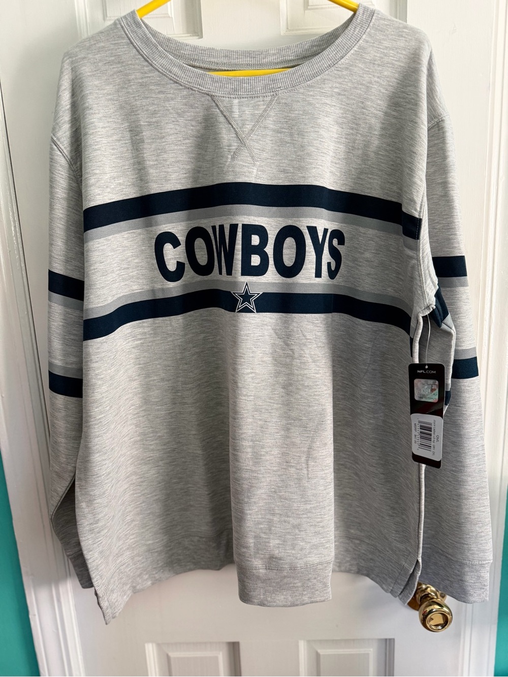 Dallas Cowboys 2XL Woman’s NFL APPAREL Sleepwear Top, NWT, $28